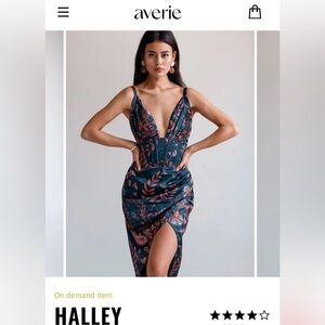 HALLEY
DRAPED MIDI DRESS